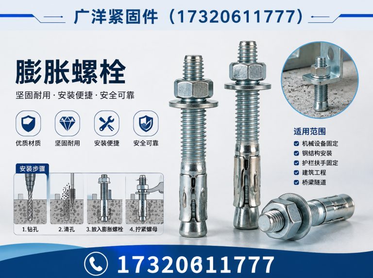 大名县膨胀螺栓展示图
